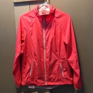 Danskin Now Women's Coral Vented Windbreaker